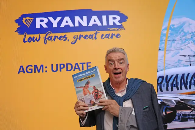 Ryanair boss compares other airlines to ‘rapists’