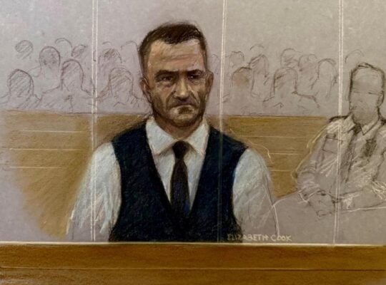 Tommy robinson used bully boy tactics to frighten journalists, court told