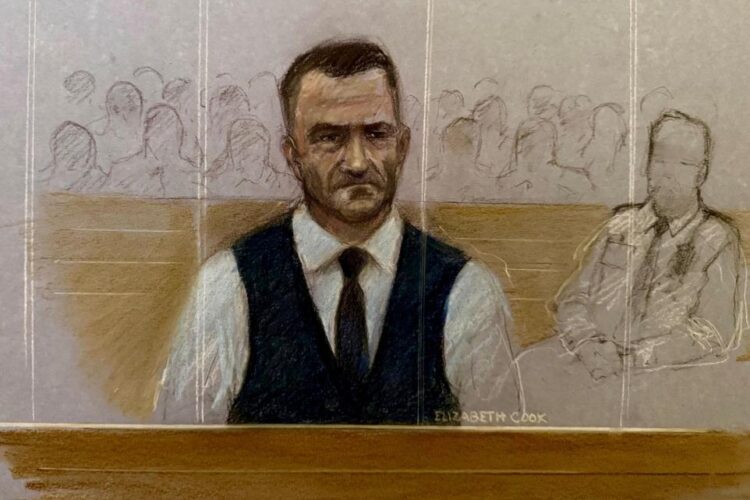 Tommy robinson used bully boy tactics to frighten journalists, court told